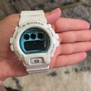 White G-Shock watch